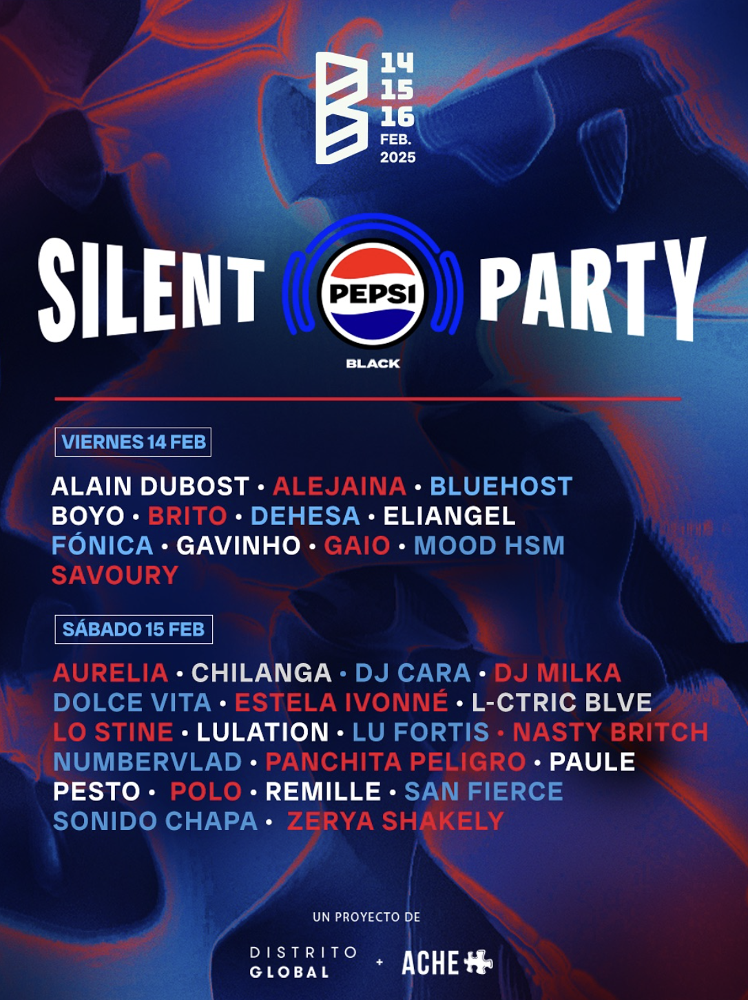 Bahidorá Silent Party flyer